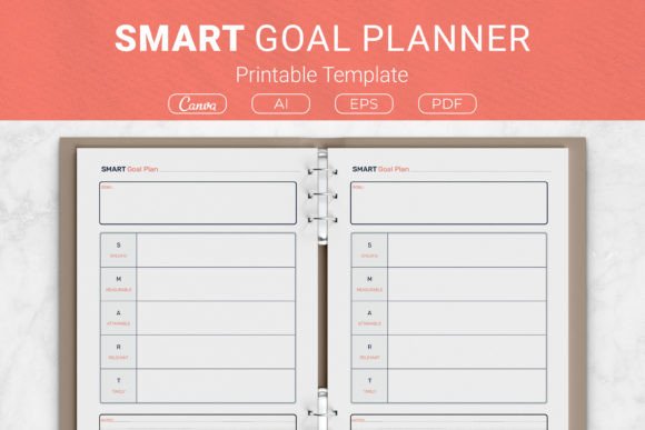 Download SMART Goal Planner Printable Template - Goal planner printable Collection