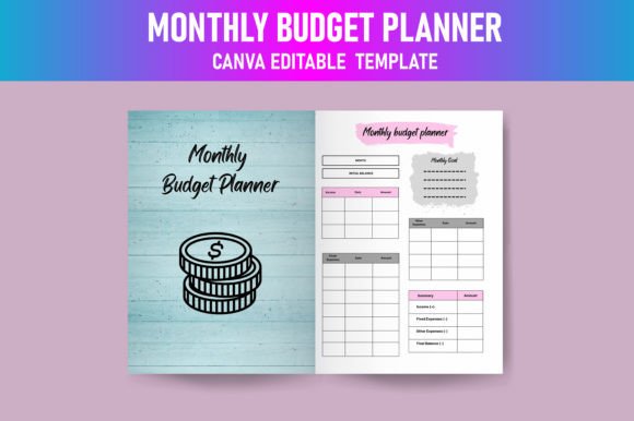 Download Editable Monthly Budget Planner Canvakdp - Premium Resources
